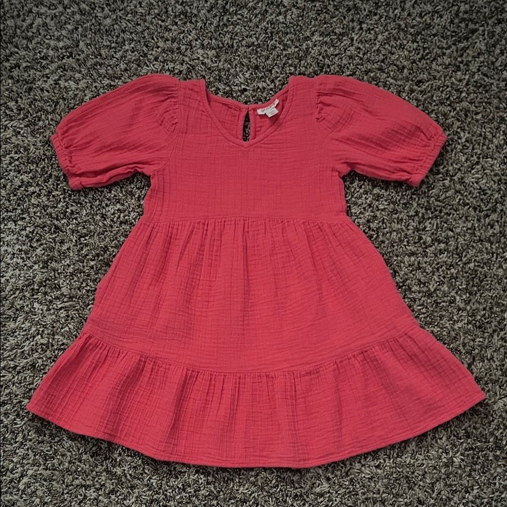 Cat & Jack Vibrant Pink Casual Dress